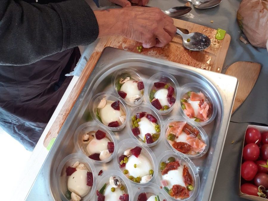 Temps de partage pour nos apprentis cuisiniers