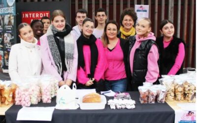 Tarare – nos apprentis se mobilisent pour la lutte contre le cancer du sein