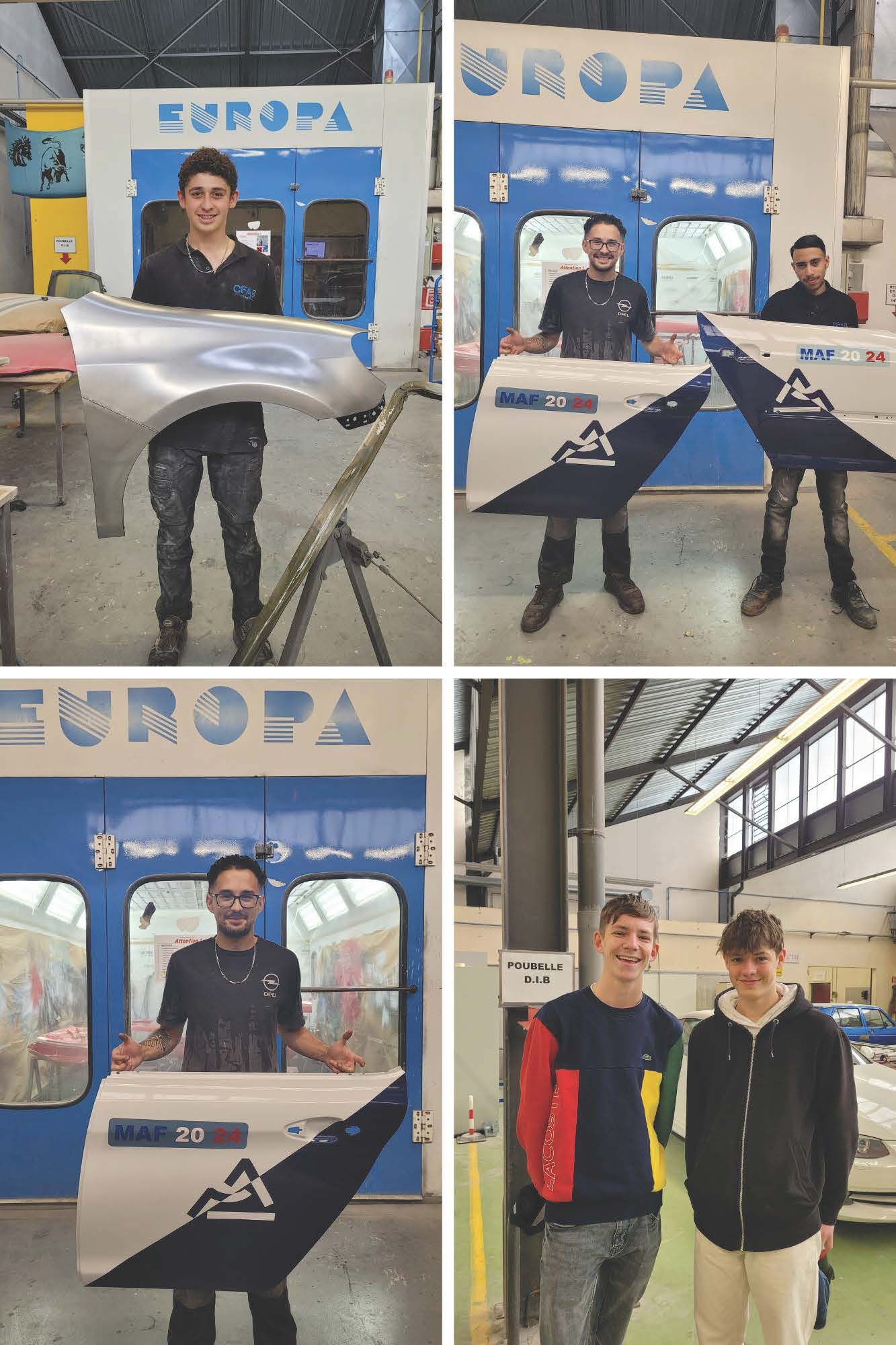 Les carrossiers-peintres remportent les prix du concours MAF !