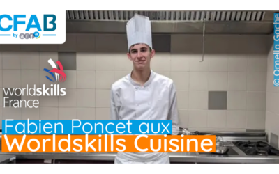 Fabien PONCET représentera le CFB aux sélections WORLDSKILLS CUISINE