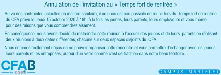 Annulation du 